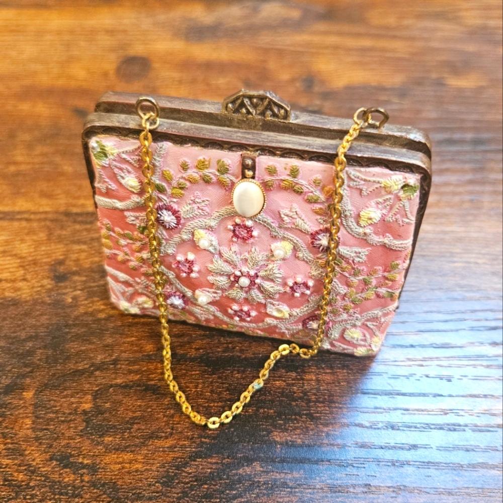 Nostalgia Resin Mini Purse Collectible Popular Imports, Inc. Vintage